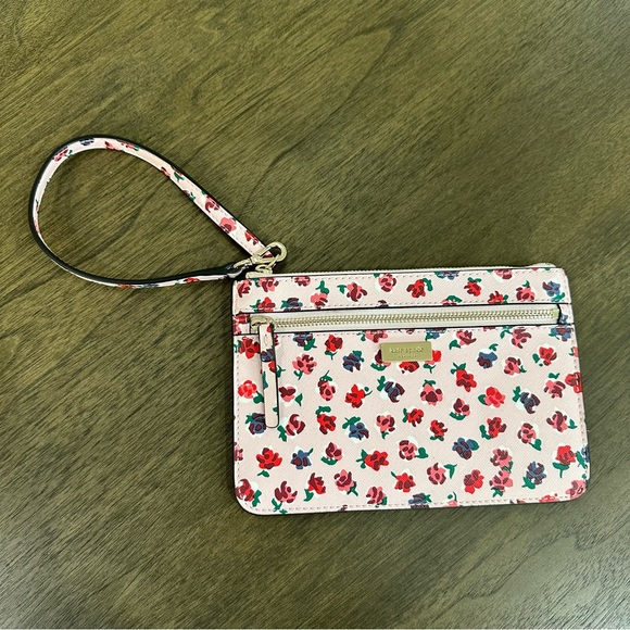 NWT Kate Spade New York Pink Multi Tinie Floral Mini Clutch - Picture 2 of 7